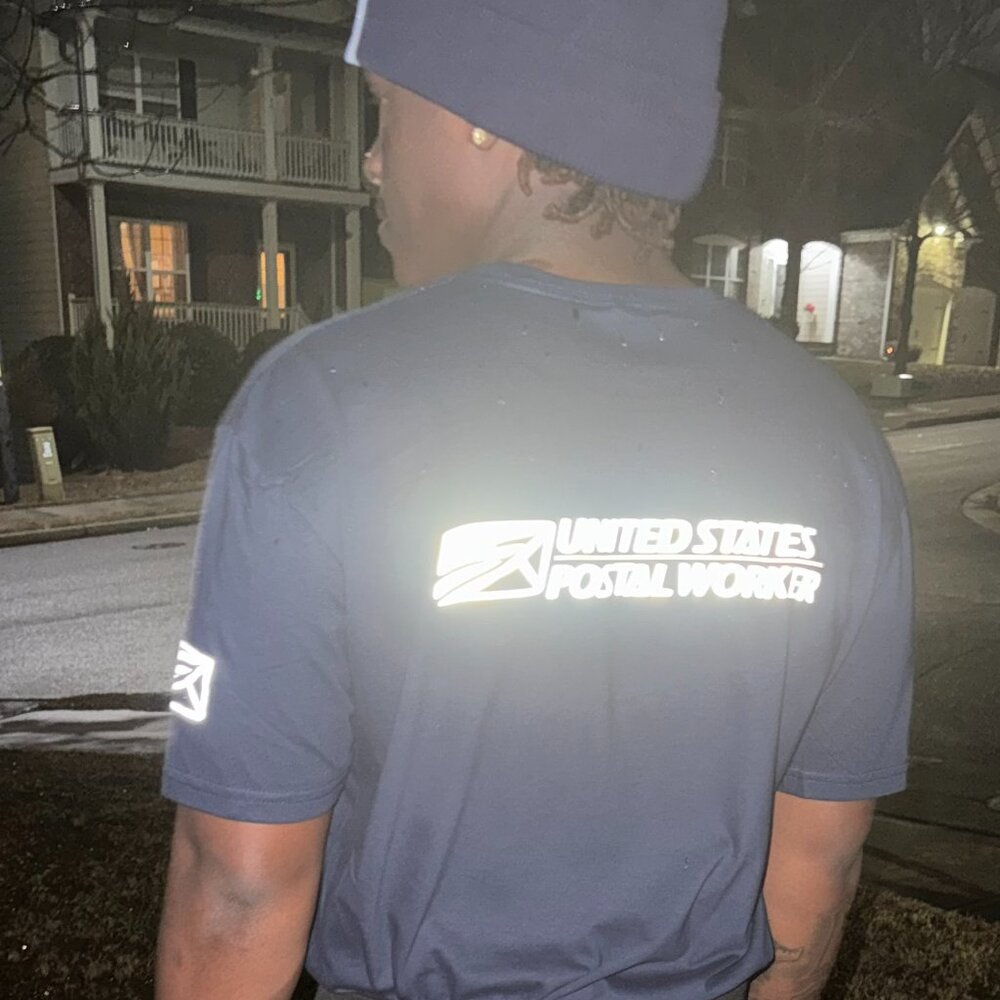 Reflective Postal Tshirt | Choose Logo | Delivery Worker Carrier - Picture 7 of 13